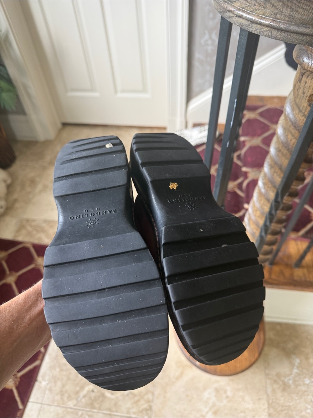 BANDOLINO BLU ladies, leather clog, preowned good condition, size 8 - Picture 5 of 10